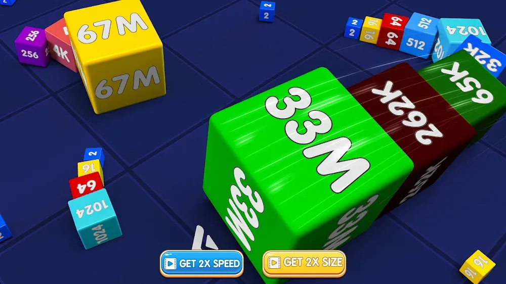Worms Snake Clash 3D Game screenshot